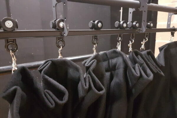 curtain tracks and systems